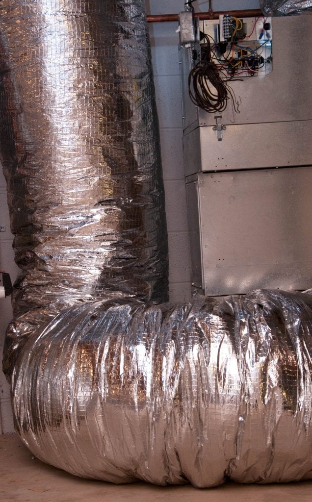 Sweating ductwork can result from excess indoor moisture